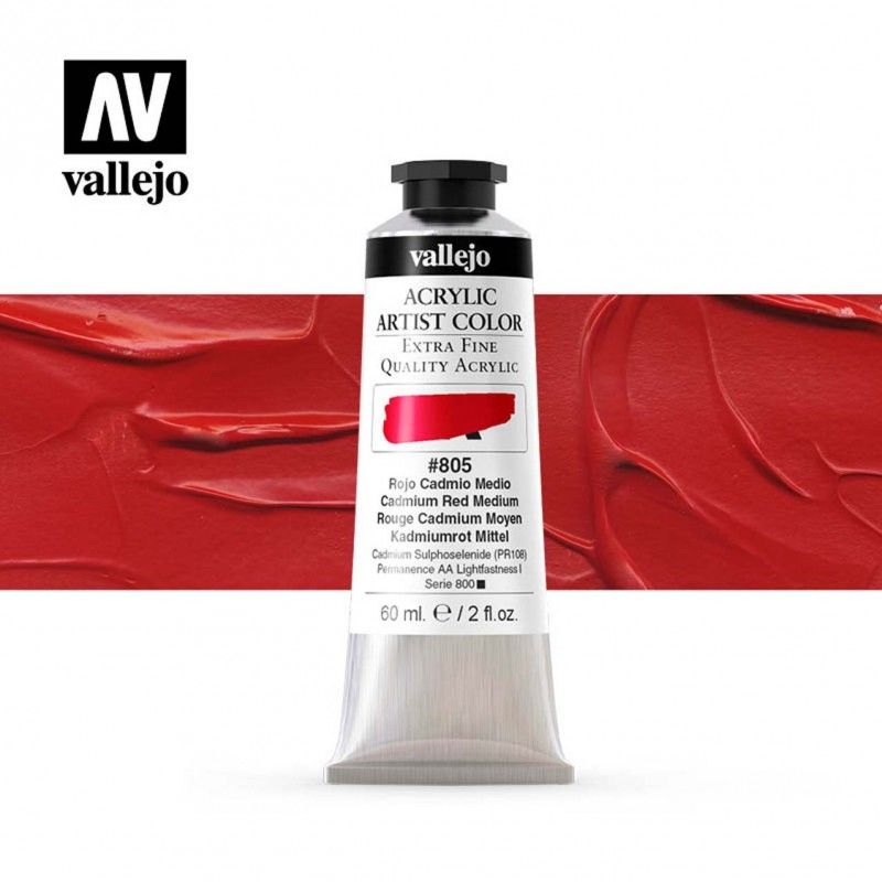 ARTIST COLOR 805 ROJO CADMIO MEDIO 60 ML