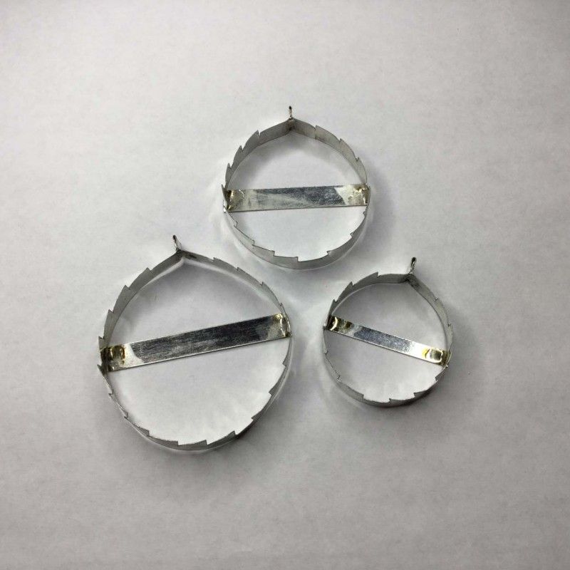 3 CORTADORES METALICOS LYDIA Nº 13