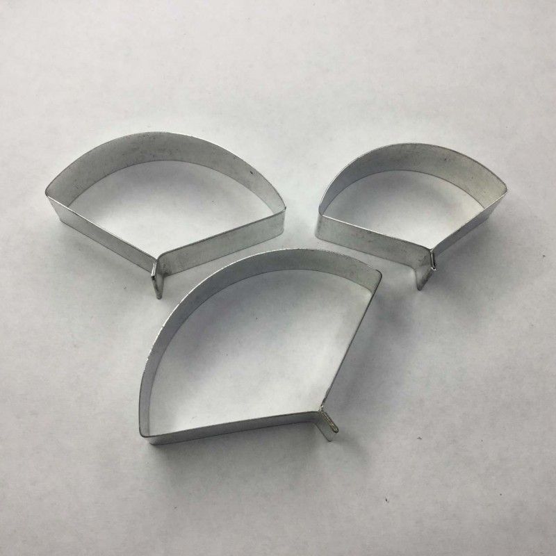 3 CORTADORES METALICOS LYDIA Nº 44