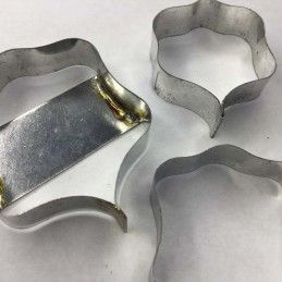 3 CORTADORES METALICOS LYDIA Nº 57