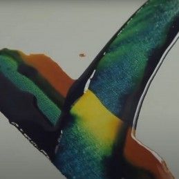 PINTURA CRISTAL VITRAIL VERDE MANZANA PEBEO 45 ML