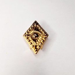 APLIQUE DORADO ROMBO  (10 UNIDADES)