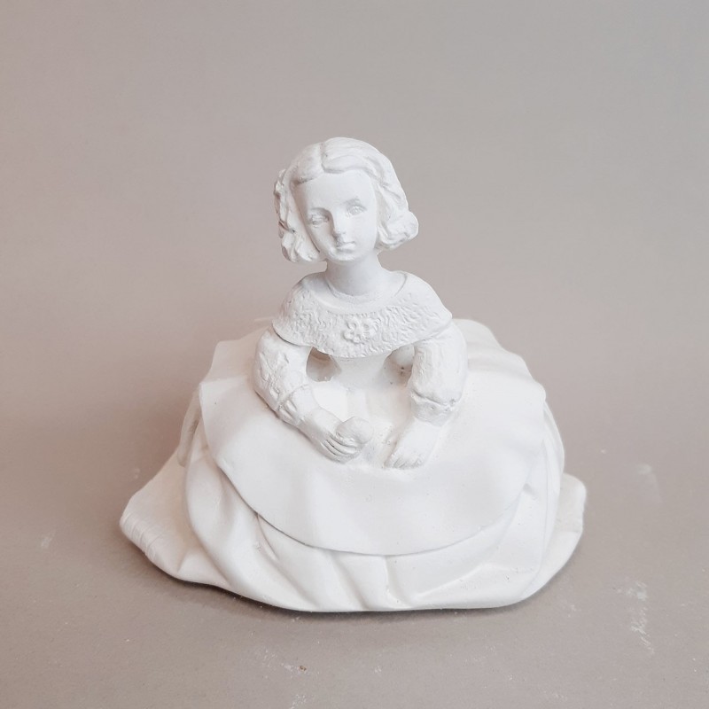 Menina de escayola - menina María Augustina 9 cm