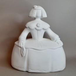 Menina de escayola 18 cm