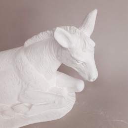 Animales de escayola para el portal de belen