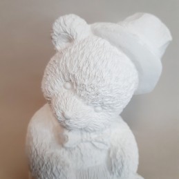 Figura de escayola osito