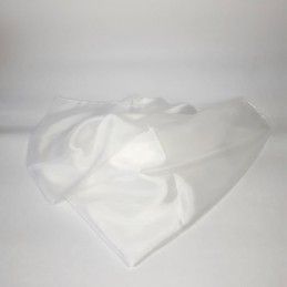 PAÑUELO DE SEDA PONGEE Nº5  90x180 BORDE A MANO