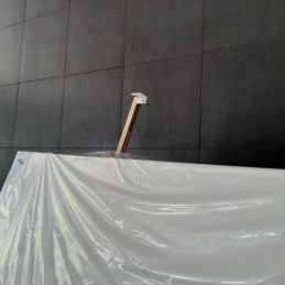 Detalle extensión de caballete de madera