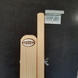 Detalle extensión caballete para pintar