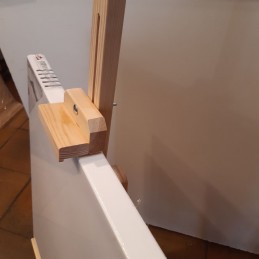 Detalle caballete para pintar