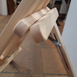 Detalle caballete para mesa