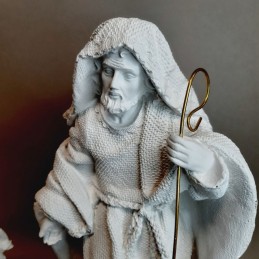 Nacimiento de escayola - detalle San José