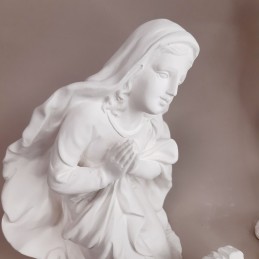 Belén de escayola - Detalle Virgen María