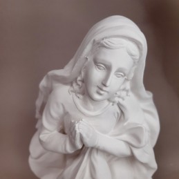 Nacimiento de escayola - Detalle Virgen María