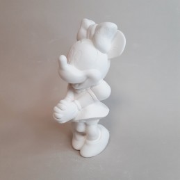 Figura infantil de escayola Minnie de lado