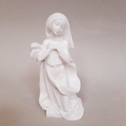 Virgen Anunciación de marmolina