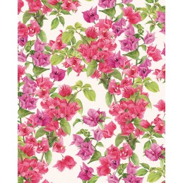 Papel decoupage con motivo de Buganvilla
