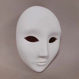 Mascara de escayola lisa