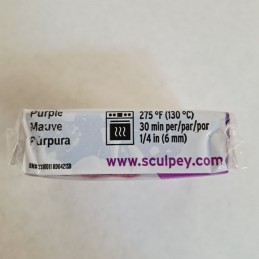 Arcilla polimérica púrpura