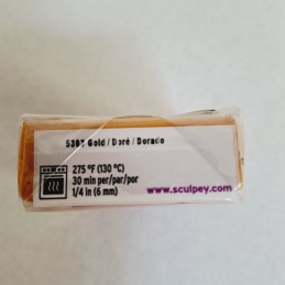 Premo sculpey dorado