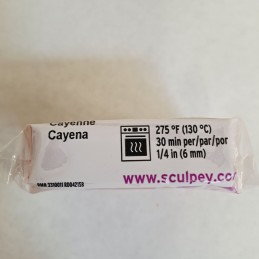 Arcilla polimérica cayena