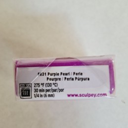 ARCILLA DE MODELADO PREMO SCULPEY PURPURA PERLA 5031