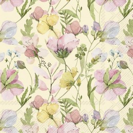 Servilletas para decoracion flores silvestres