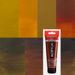 Pintura acrílica Amsterdam - gama de ocres y tierras