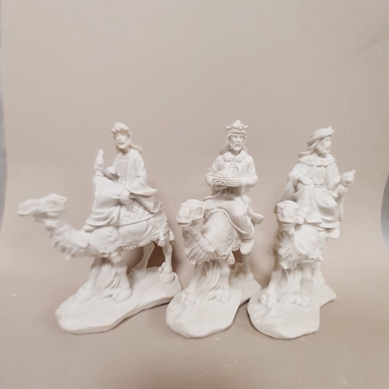 Figuras de 3 Reyes Magos a Camello