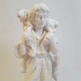 Nacimiento para pintar - detalle pastor con oveja