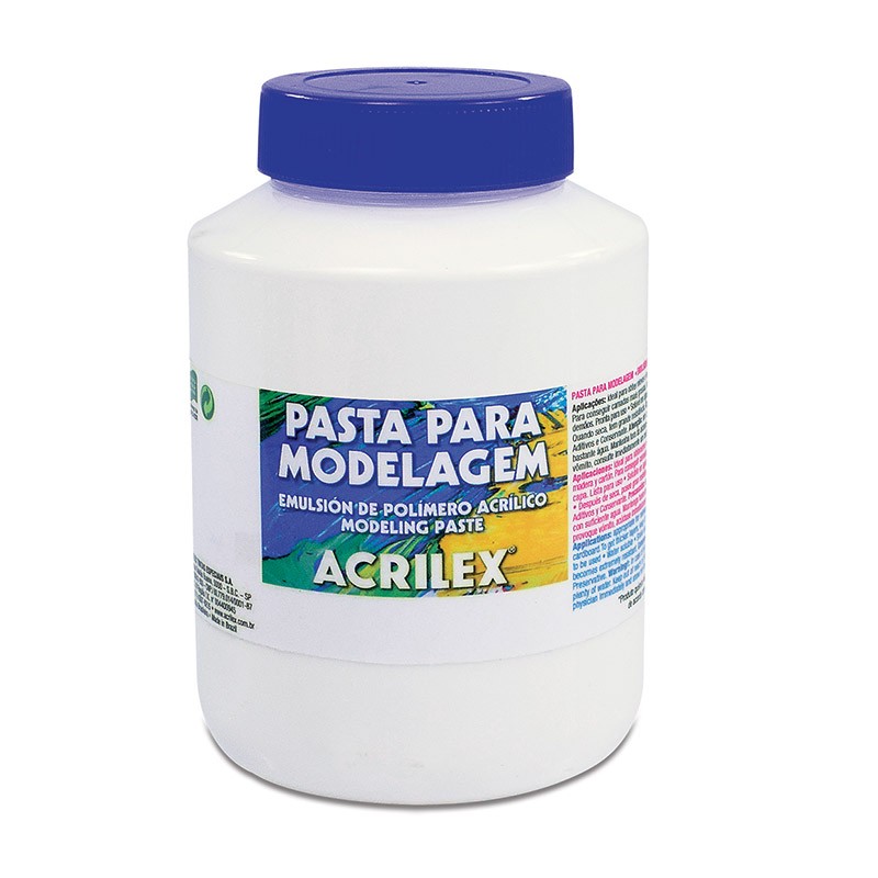 Pasta para modelar acrilex 250 ml