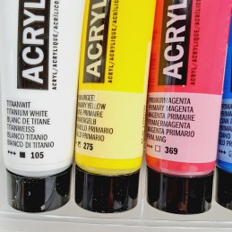 Set acrilico Amsterdam - detalle colores