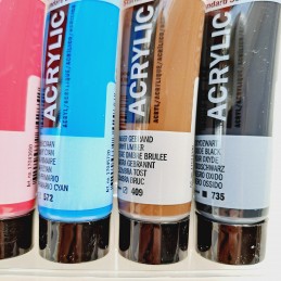 Set acrilico Amsterdam - detalle colores