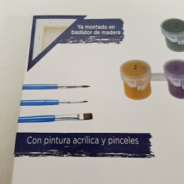 Colorear por números - Planta en ventana - detalle de contenido