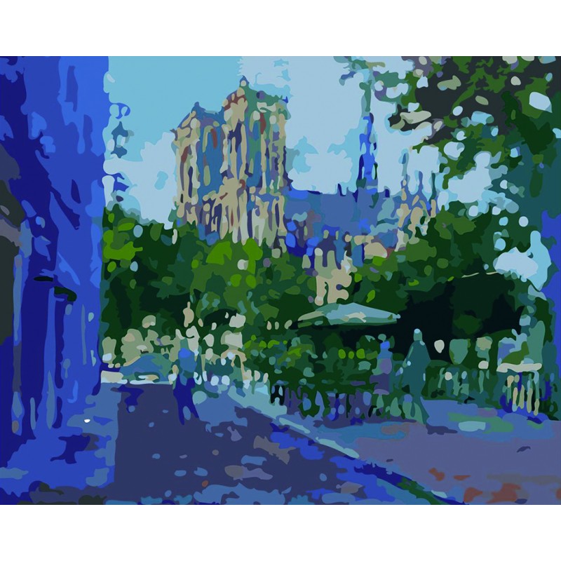 Colorear por números - Notre Dame