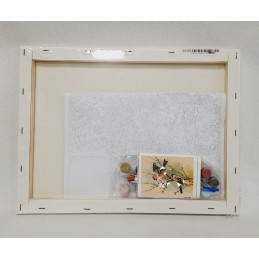 Pintar con números - Pájaros en rama - detalle contenido