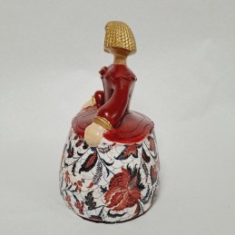 Menina de escayola pintada - muestra de ejemplo