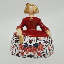 Menina de escayola pintada - muestra de ejemplo