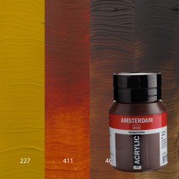 Pintura acrílica Amsterdam - gama de colores tierras y ocres