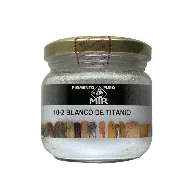 Pigmento puro en polvo blanco titanio