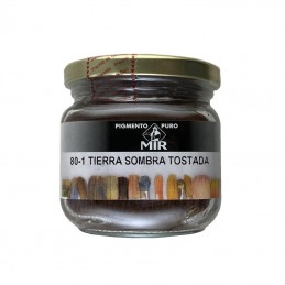 PIGMENTO PURO EN POLVO MIR TIERRA SOMBRA TOSTADA