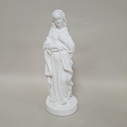 Figura de escayola Dulce Espera, vista de frente