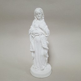 Figura de escayola Dulce Espera, vista de frente