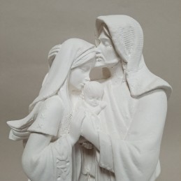 Detalle Figura de escayola representando al Beso de José a la Virgen María