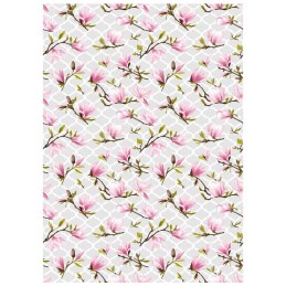 PAPEL DE ARROZ CADENCE FLORES 30x41 CM