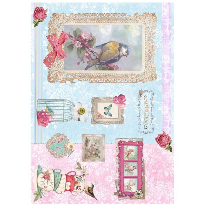 PAPEL DE ARROZ CADENCE SPRING SHABBY 30x41 CM