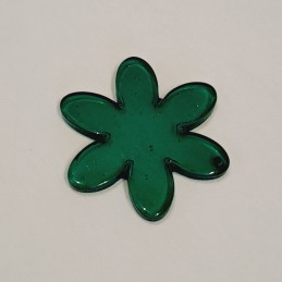 Colgante flor mate traslucido