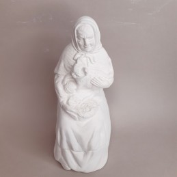 Figura de escayola para portal de Belén