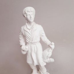 Figura de escayola para portal de Belén