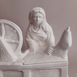 Figura de escayola para portal de Belén